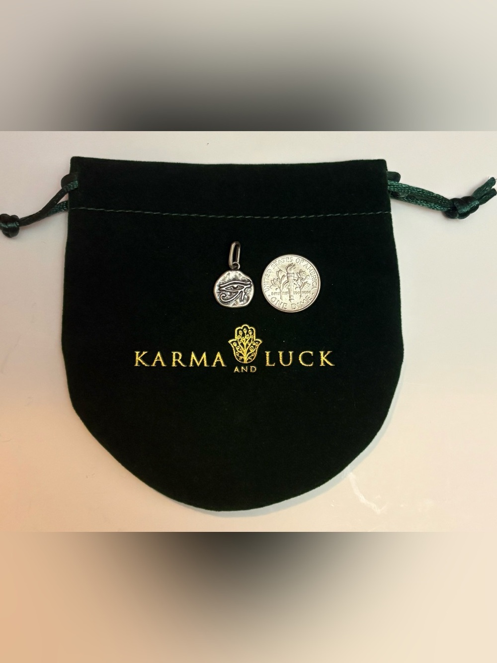 Karma and Luck Rough Pendant